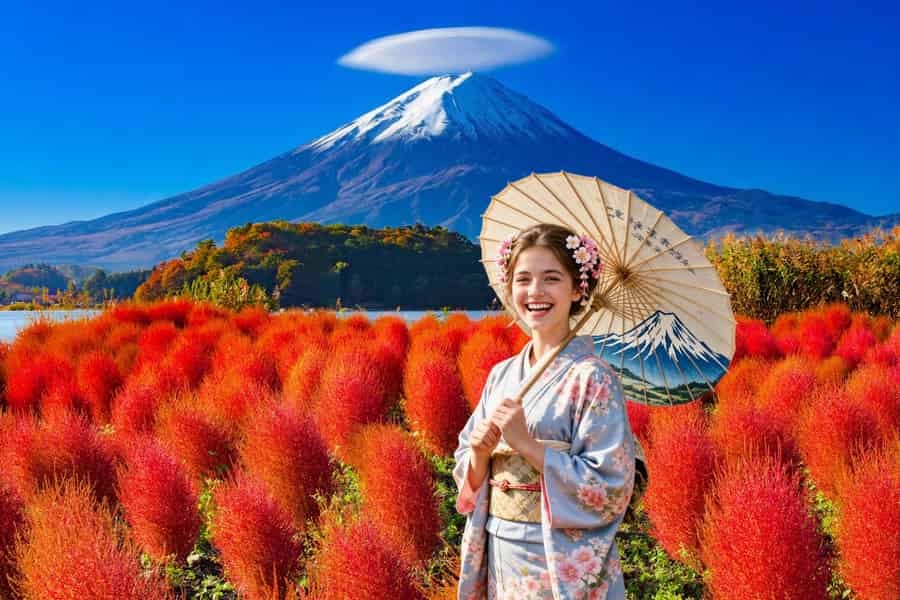 Tokio: Fuji, Oshino Hakkai, Chureito-Pagode, Kawaguchi-See. Foto: GetYourGuide Tokio: Fuji, Oshino Hakkai, Chureito-Pagode, Kawaguchi-See. Foto: GetYourGuide