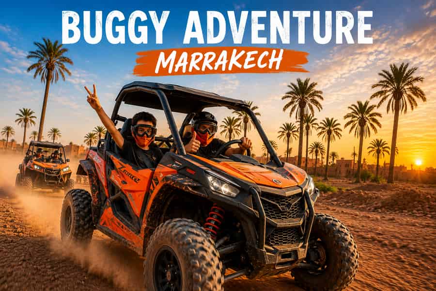 Marrakesch Buggy Palmerie und Wüste. Foto: GetYourGuide
