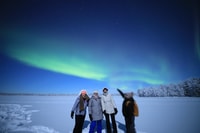 Levi, Aurora Borealis Bus & Snowstoe Tour con bebida caliente - Housity