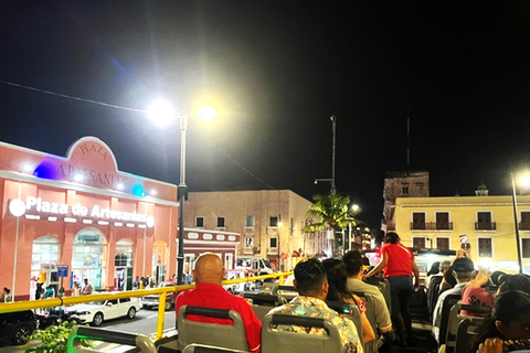 Veracruz: Nighttime Sightseeing Tour by Double-Decker Bus