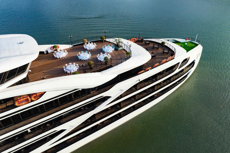 Ha Long Bay: Luxury Overnight Cruise 2D1N or 3D2N Ha Long Bay 3D2N & Shared Car Transfer