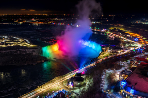 Toronto: Niagara Falls Evening Tour with Optional Cruise