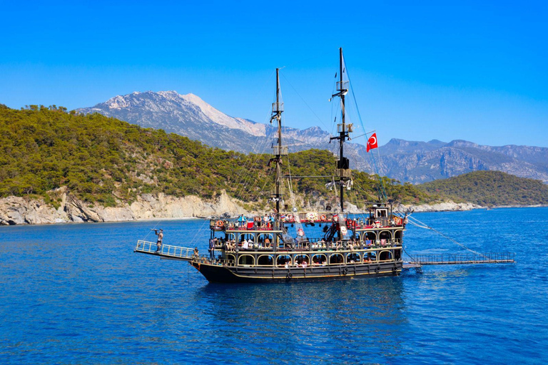 Fethiye: Oludeniz Pirate Boat Tour, Swim & Foam Party