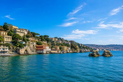 Naples: Panoramic boat tour of the Gulf with audio guide