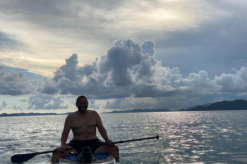 Cartagena: Overnight Catamaran Rosario Islands Trip Catamaran sunset and sleeping