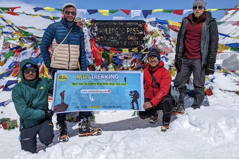 Kathmandu: 9-daagse Epische Annapurna Circuit Trek via Thorong LaVolledig pakket: Inclusief maaltijden, accommodatie en vergunningen