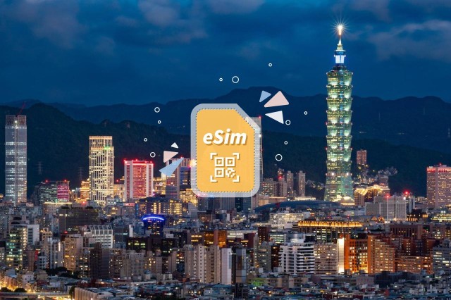 Visit Taiwan 5G eSim Mobile Data Plan in Taipei
