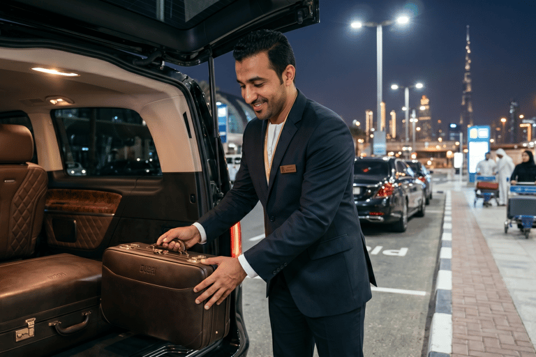 Dubai Airport Private Transfer ⇄ Dubai|Abu Dhabi|Jumeirah Arrival: Dubai DXB Airport to hotel in Jumeirah