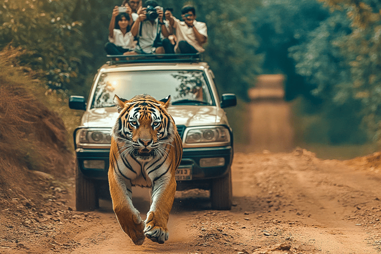 Golden Triangle with Ranthambore Wildlife Safari – 7 Days Tour With 3* Hotel+Guide+transportation