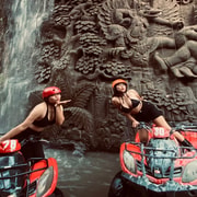 Ubud: ATV Quad Bike through rivers, rice fields & waterfall