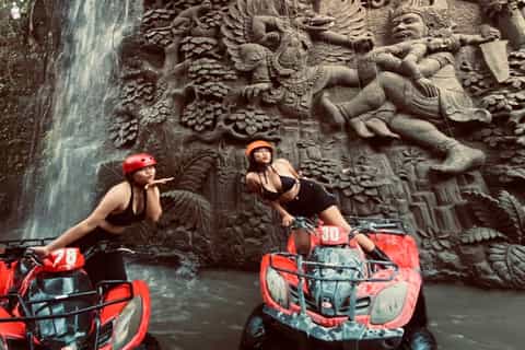 Ubud: ATV Quad Bike through rivers, rice fields & waterfall - Image 3