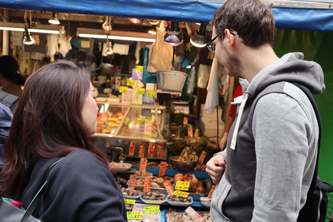 Tokio: targ rybny Tsukiji z owocami morza i zwiedzaniem