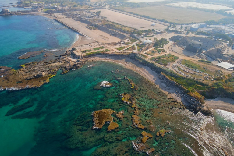Caesarea, Haifa, Akko & Rosh Hanikra Full Day Private Tour Caesarea, Haifa and Carmel Mount with Bridges and Druz