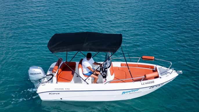 Protaras: Premium 6-Hour Self-Drive Boat Rental