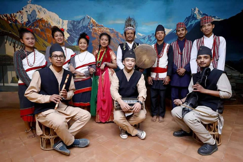 Kathmandu: Jantar show cultural com dança tradicional