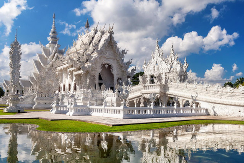 Chiang Mai to Chiang Rai Famous Temples Journey with Buffet Chiang Rai White,Blue,Black Temple+Buffet and Hotel Pick Up