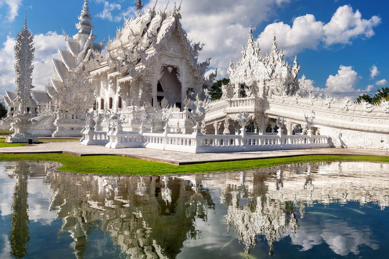 Chiang Mai to Chiang Rai Famous Temples Journey with Buffet Chiang Rai White,Blue,Black Temple+Buffet and Hotel Pick Up