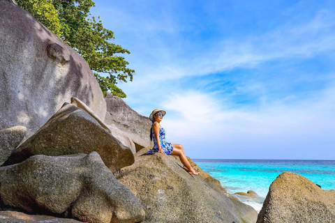 Phuket/Khaolak:Excursión de un día a las Islas Similan con buceo de superficie