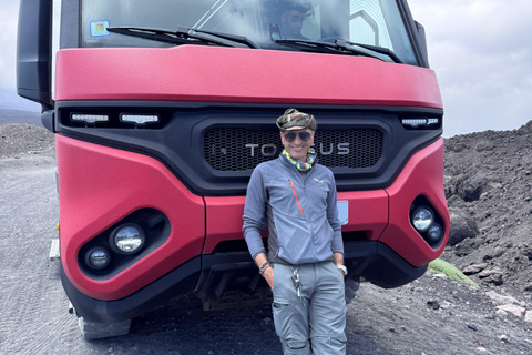 Catania: Excursión a pie por el Etna 2000 m y las Gargantas de Alcántara, recogida