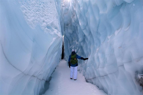 Desde Anchorage: Excursión de Invierno al Glaciar Matanuska con Comida