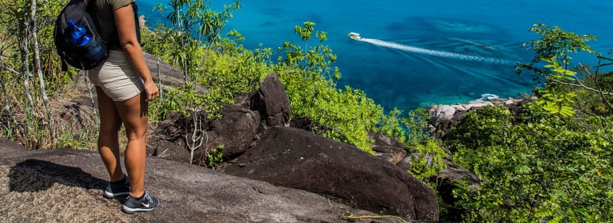 Depuis Mahé : Promenade guidée sur le sentier de la nature jusqu'à la plage d'Anse Major