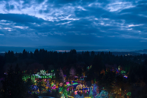 Vancouver : Tour en trolley des lumières de Noël avec karaoké