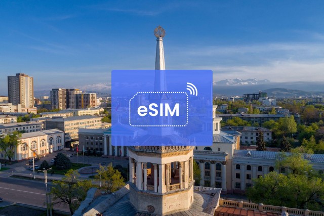 Visit Bishkek Kyrgyzstan eSIM Roaming Mobile Data Plan in Bishkek, Kyrgyzstan