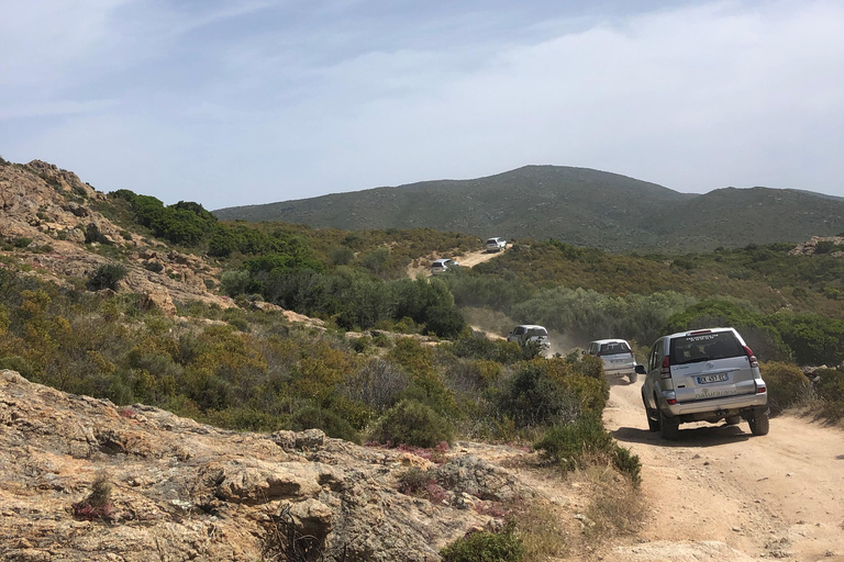 From Calvi: Agriate Guided Jeep Tour to Lotu and Saleccia