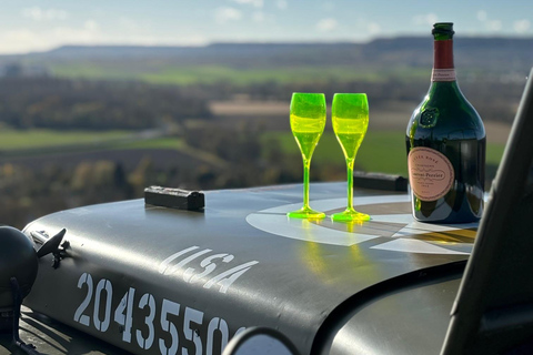 Epernay: Jeep tour of the vineyards with tasting and visits