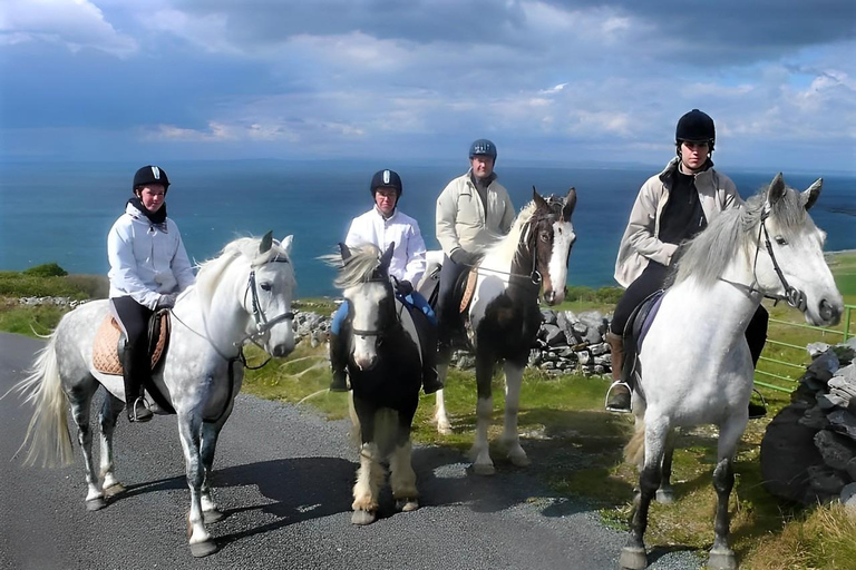 Horse riding the mountain trail. Clare. Guided, 2 hours
