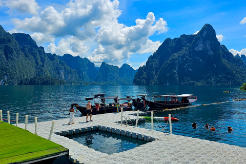 Khao Sok: Private Longtail Boat Tour at Cheow Lan LakeOption 2: 4-Hour Tour with Hotel Pickup and Drop-Off