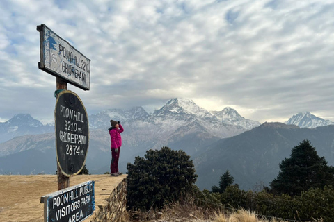 De Pokhara: 4 dias de caminhada em Ghorepani Poon Hill com guia