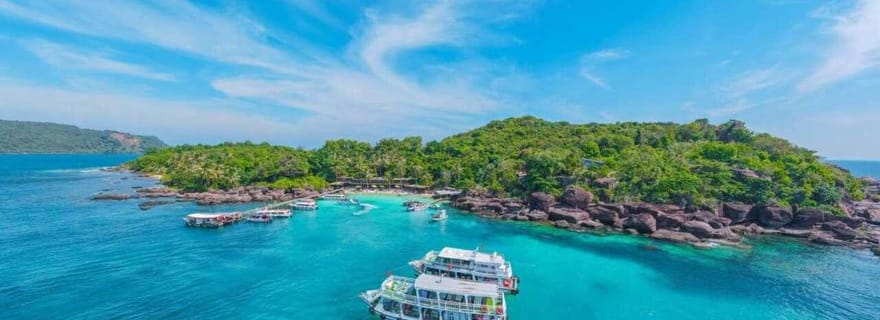 Phu Quoc : 4 circuits dans les îles, bateau rapide, téléphérique, parc aquatique