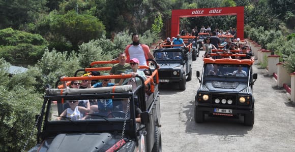 From Alanya: Full-Day Jeep Safari with Lunch and Transfer