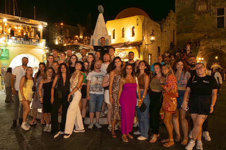 Rhodes Nightlife: Pub Crawl Old Town - 5 Bars & Free Shots
