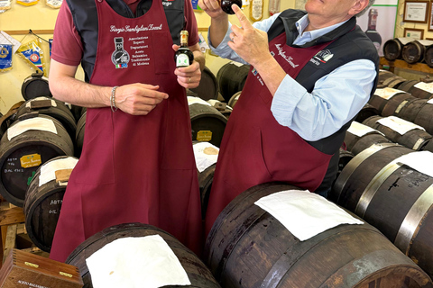 Modena: Balsamic Vinegar Cellar Tour, Tasting & Food Pairing Castelfranco Emilia: Modena Balsamic Vinegar Cellar Visit