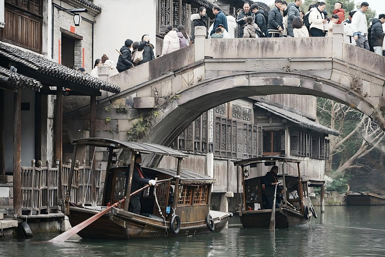 Wuzhen: Classic Water Town Walking Day Tour Shared Coach Day Tour