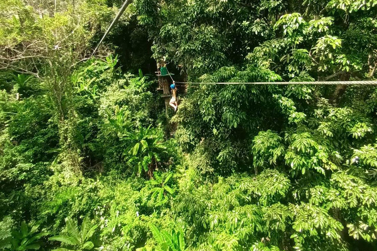 Phuket: Jungle Xtrem Avonturen en Zipline ParkAvontuur voor gevorderden met 45 platforms