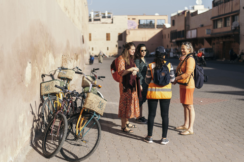 Marrakech: Passeio cultural de bicicleta com pastelaria e cháMarrakech: passeio cultural de bicicleta com pastelaria e chá