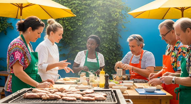 Churrasco BBQ Class, drinks and Patio Party in Copacabana