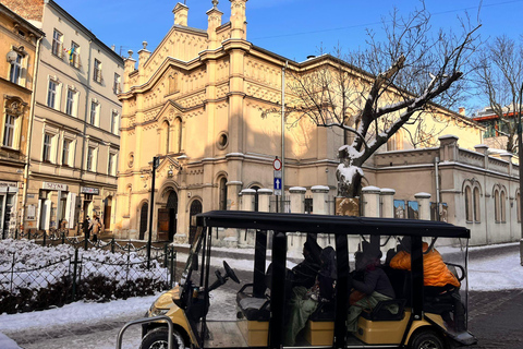 Krakow: Guided City Tour by Golf Buggy with Hotel Pickup