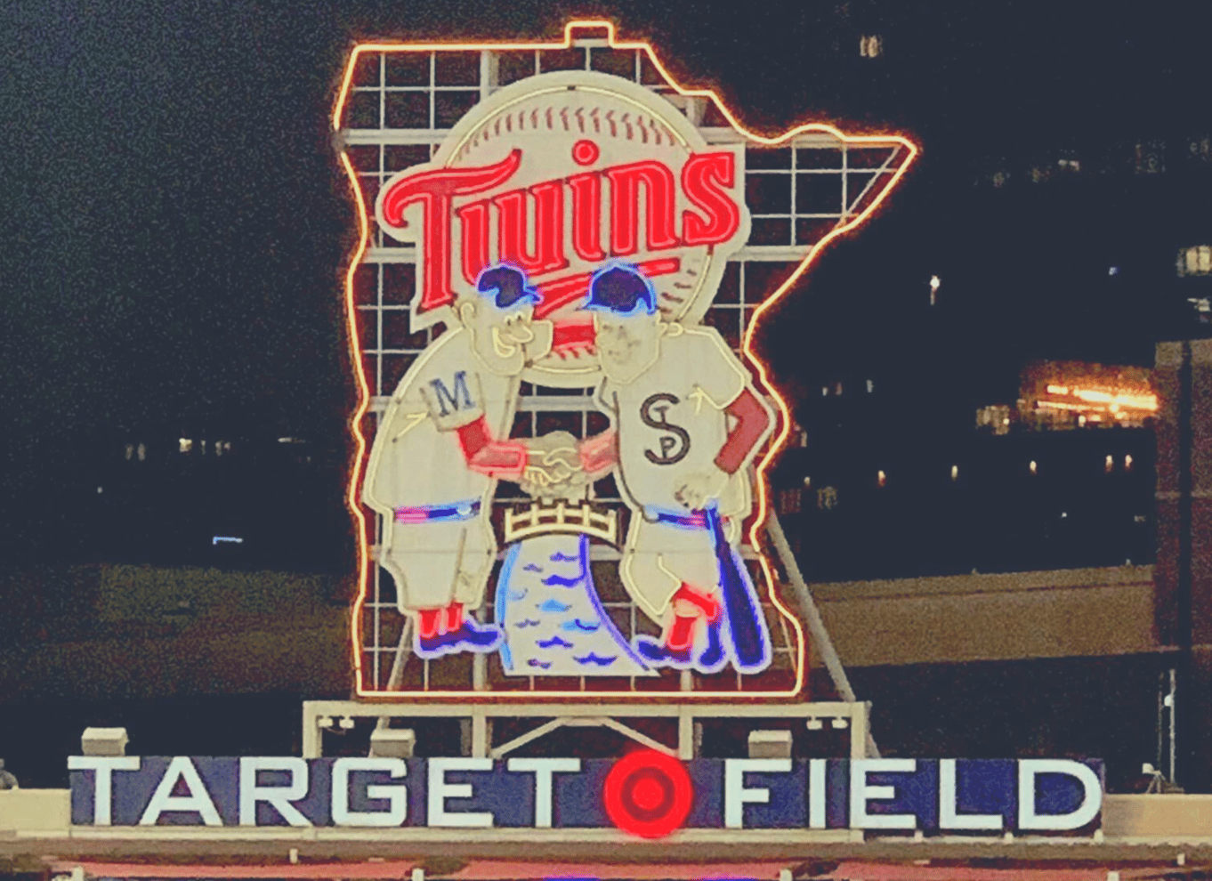 Minnesota Twins baseballkamp på Target Field