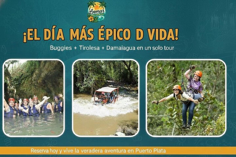 Full Day Adventure: Buggy, Zipline & Waterfalls
