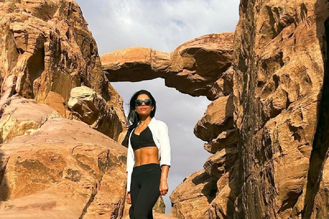 Wadi Rum: 2-Day Desert Tour with Camp Stay & Meals & Hiking Two days and 1_night _Jeep tour full day _Hiking Day _Meals
