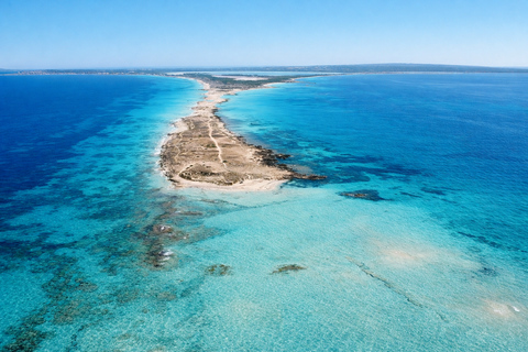 Ibiza: Formentera Boat with Open Bar, 3 meals & Sunset Party ADVANCE: Standard selection of food & open bar option