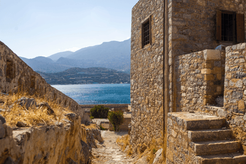 From Heraklion: Spinalonga All-Inclusive BBQ Cruise & Guide Italian Language
