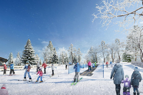 Play with Snow! at HOKKAIDO Snow park & Outlet Shopping Skiing and sledding experience full set plan