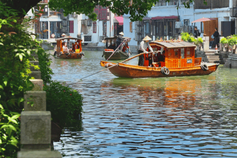 From Shanghai: Zhujiajiao Water Town Tour with Hotel Pickup