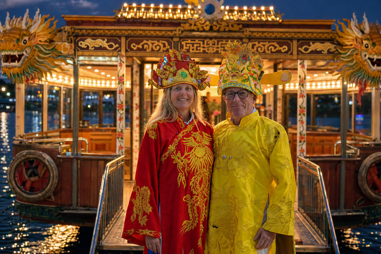Hue: Perfume River Night Cruise, Ca Hue Music & Lanterns