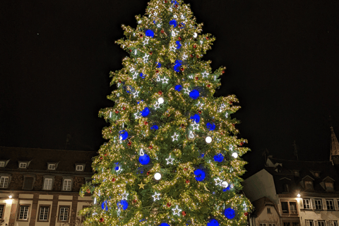 Strasbourg: Christmas Market by Night with Mulled Wine